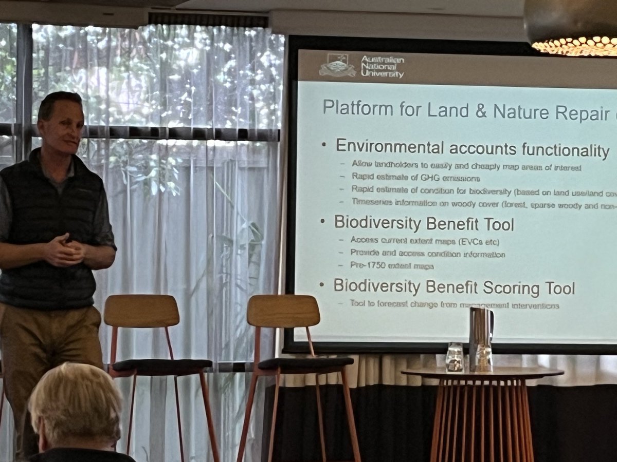 Land and Nature is about the ‘What’ for environmental and biodiversity monitoring. Andrew Macintosh #ANU #sustainableagriculture #livestock #L2024