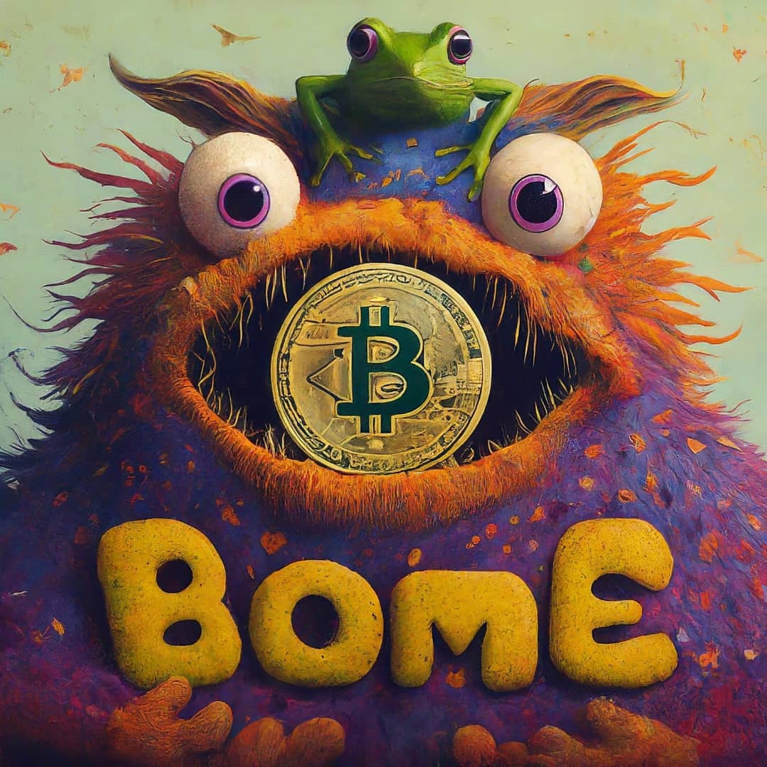 BOME·BITCOIN·BOME token limited supply 21000000, 60％minted,39.97% available mint.

unisat.io/runes/detail/B…