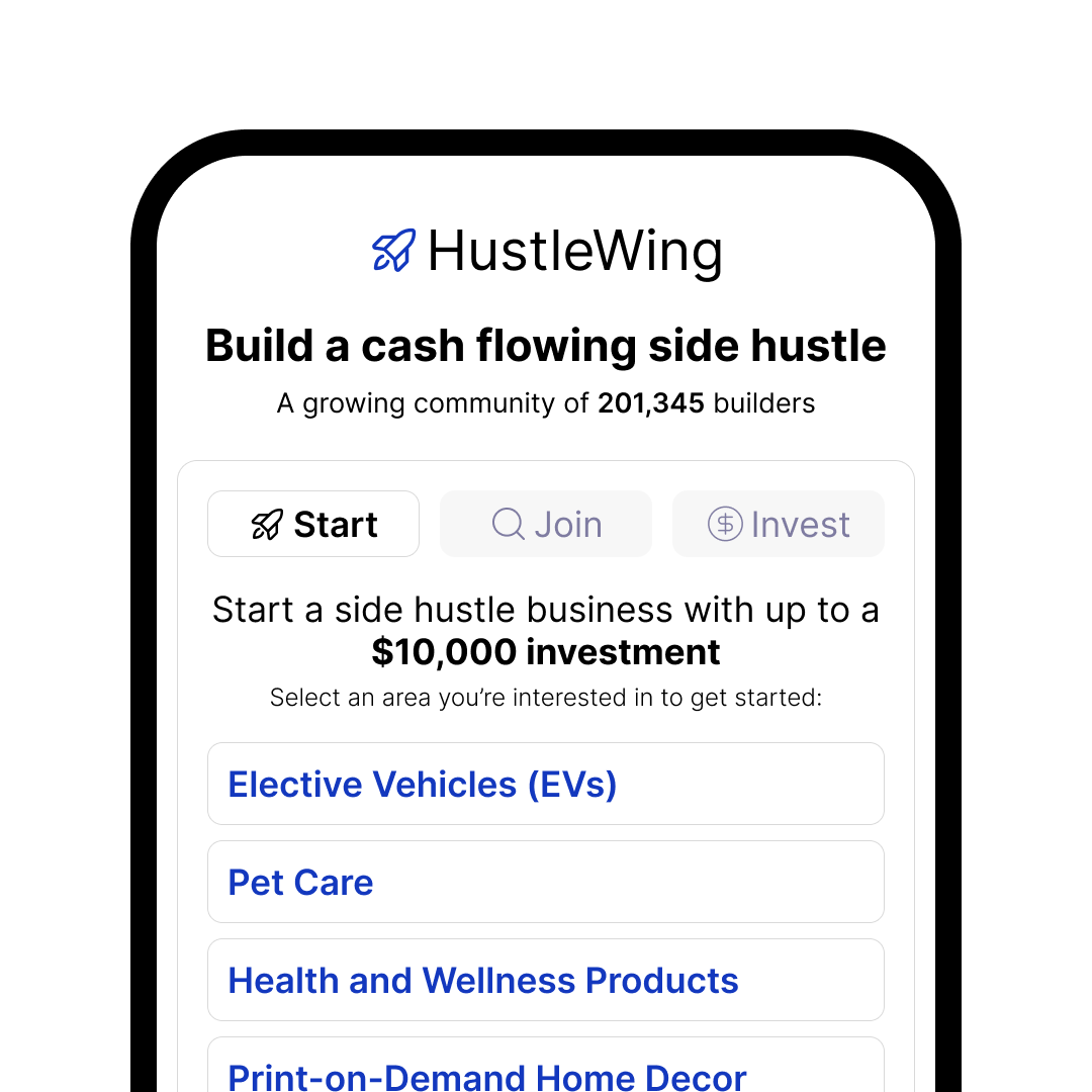 HustleWing's tweet photo. Get up to $10,000 to start a side hustle https://t.co/evZfsbxjkQ