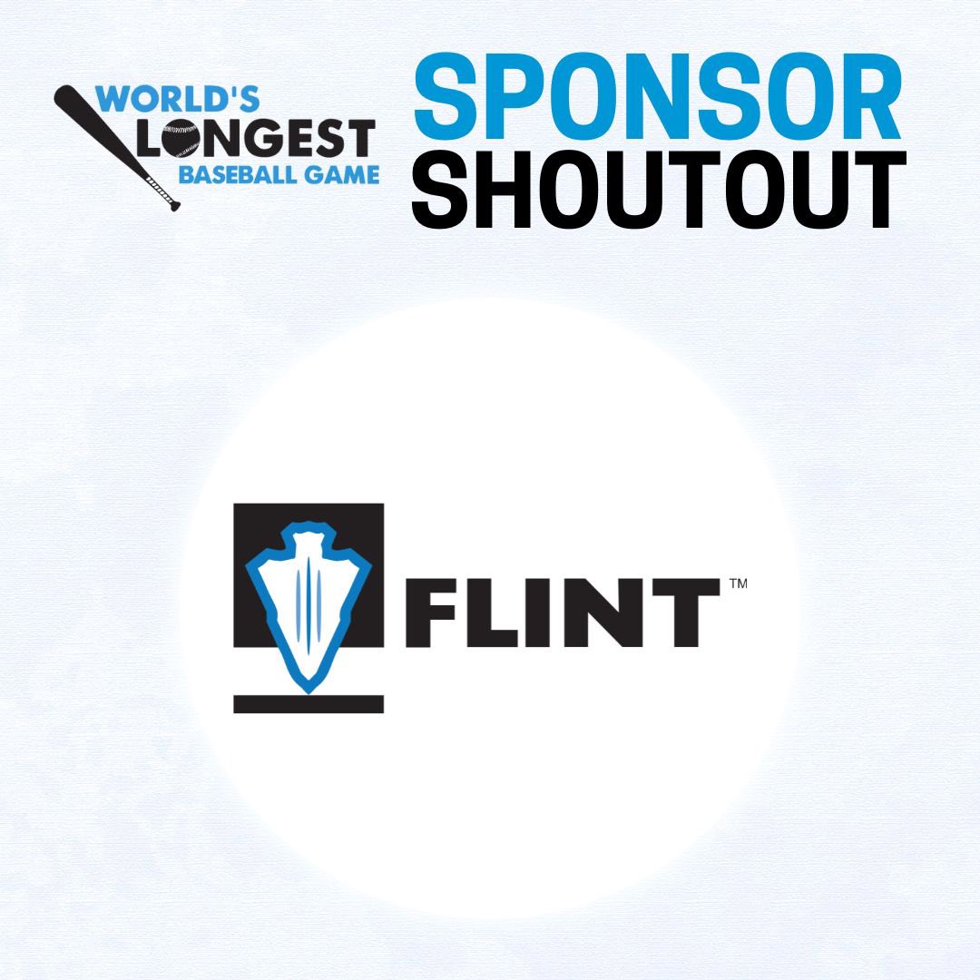 ⚾️ SPONSOR SHOUTOUT: <a href="/FLINT_Corp_/">FLINT Corp.</a> 

Thank you for your support of the #WLBG2024! 👏

If you’re interested in sponsoring the event, check out our sponsor package on our website: worldslongestgame.ca

#WLBG2024 #worldslongestgame