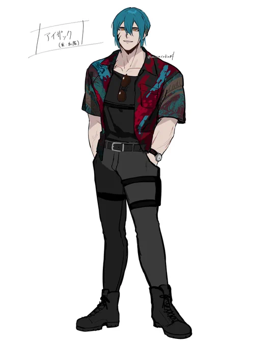 創作男の夏服を考えるなど