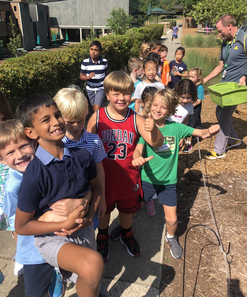 clronco's tweet photo. “Make new friends and keep the old. One is silver and the other gold.” Friendship is an important and fun part of lower school @DurhamAcademy. https://t.co/bJTj7uED7c
