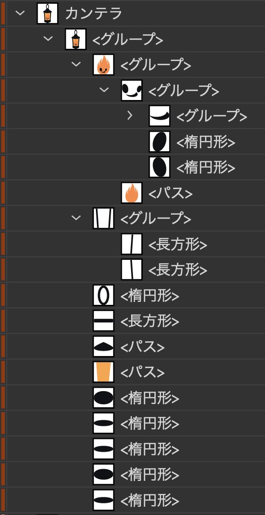 私はIllustratorの機能をフルに使ってイラストを描く事はほとんどなく、ペンツールが苦手なので基本図形を駆使して描いています。
アウトラインを見ると燭台やカンテラなどは基本図形がほとんどで、ねこちゃんたちの体も基は○と△で出来ています🐼✒️
#PR #AdobeCommunityExpert #Illustrator 