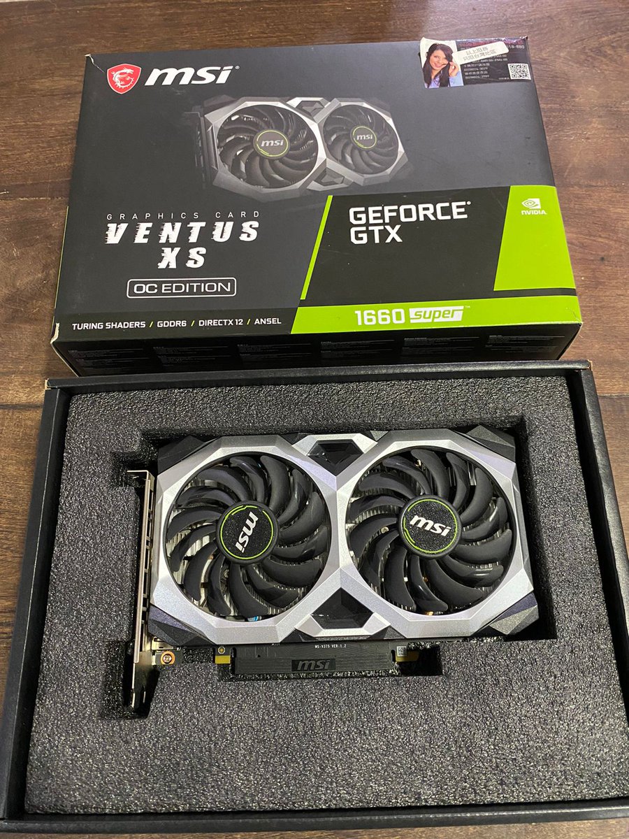 Buenas, estoy vendiendo mi anterior placa de video NVIDIA MSI GeForce GTX 1660 SUPER.

Tiene menos de un año de uso, cuenta con 6GB de VRAM. Está en perfectas condiciones ya que no se usó para minar crypto, si no que es por un upgrade de mi setup.

+ INFO AL DM. Se agradecen RT