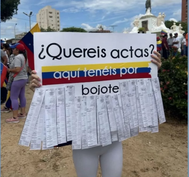 CubaLibreNet's tweet photo. “Electoral data overwhelmingly demonstrate the will of the Venezuelan people: democratic opposition candidate Edmundo González won the most votes in Sunday’s election. Venezuelans have voted, and their votes must count.” - US secretary of state Blinken 

#SOSVenezuela https://t.co/9fgMNTE1Yb