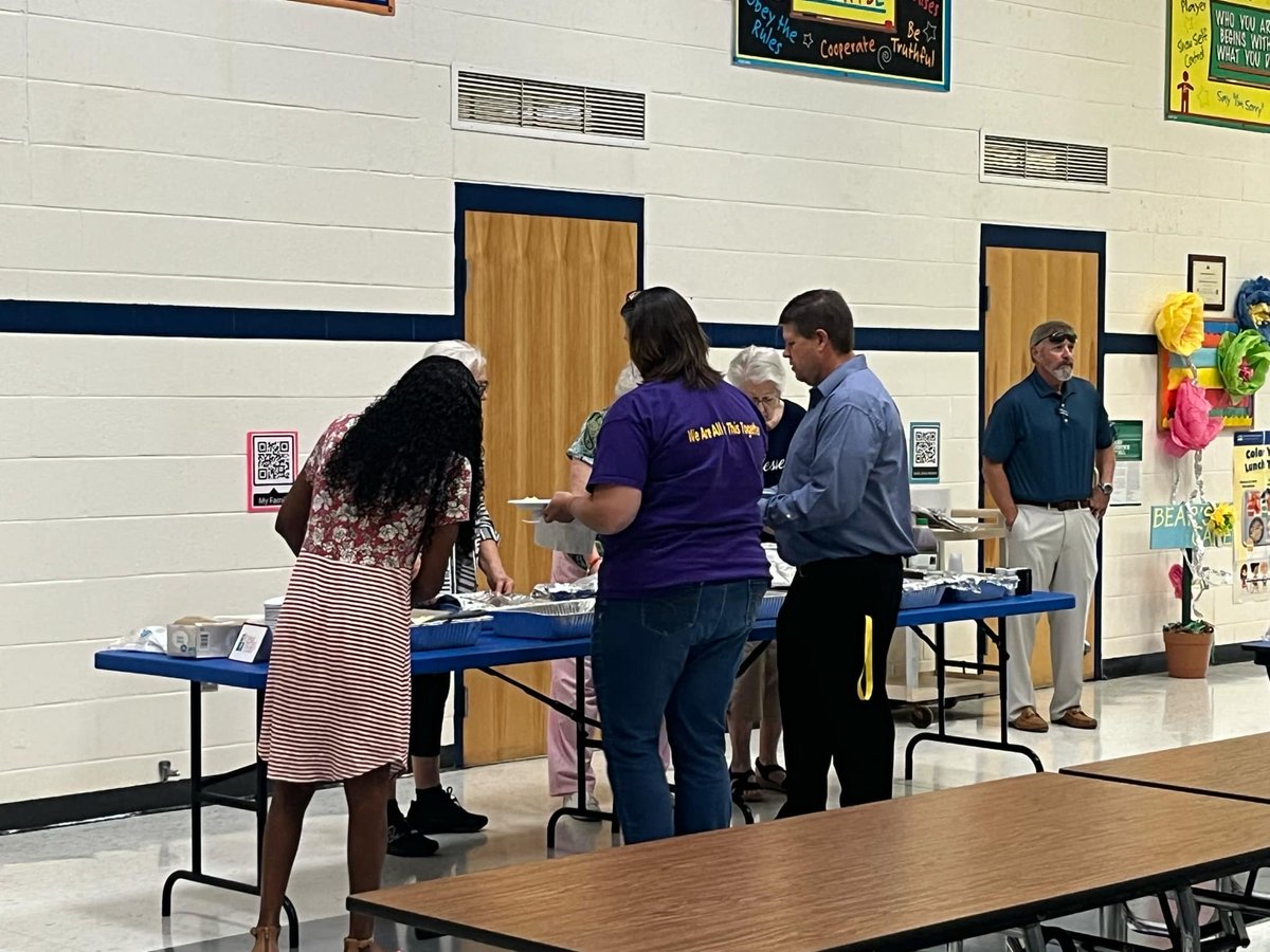 A HUGE thank you to First Baptist Church for the delicious lunch you provided for the Bearfield Primary Staff!