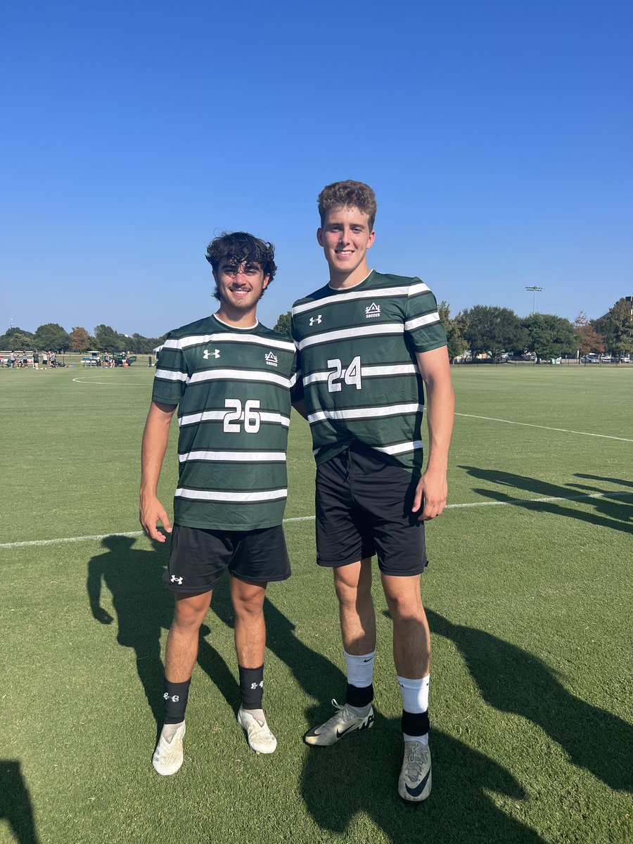 Shout out to these two Northpoint soccer alums on their win today! <a href="/elibailey24/">Eli Bailey</a> @ClairCoxIII <a href="/NCSThePoint/">Northpoint Sports</a> <a href="/DeltaStateMSOC/">Statesmen Soccer</a>