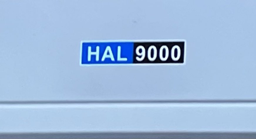 DuBray's tweet image. Amazing how the legacy and creative choices of @StanleyKubrick still resonate. This malfunctioning thermostat in a local TV advert in the Oklahoma City market is named after another notorious computer with a mind of its own. #HAL9000 #StanleyKubrick
