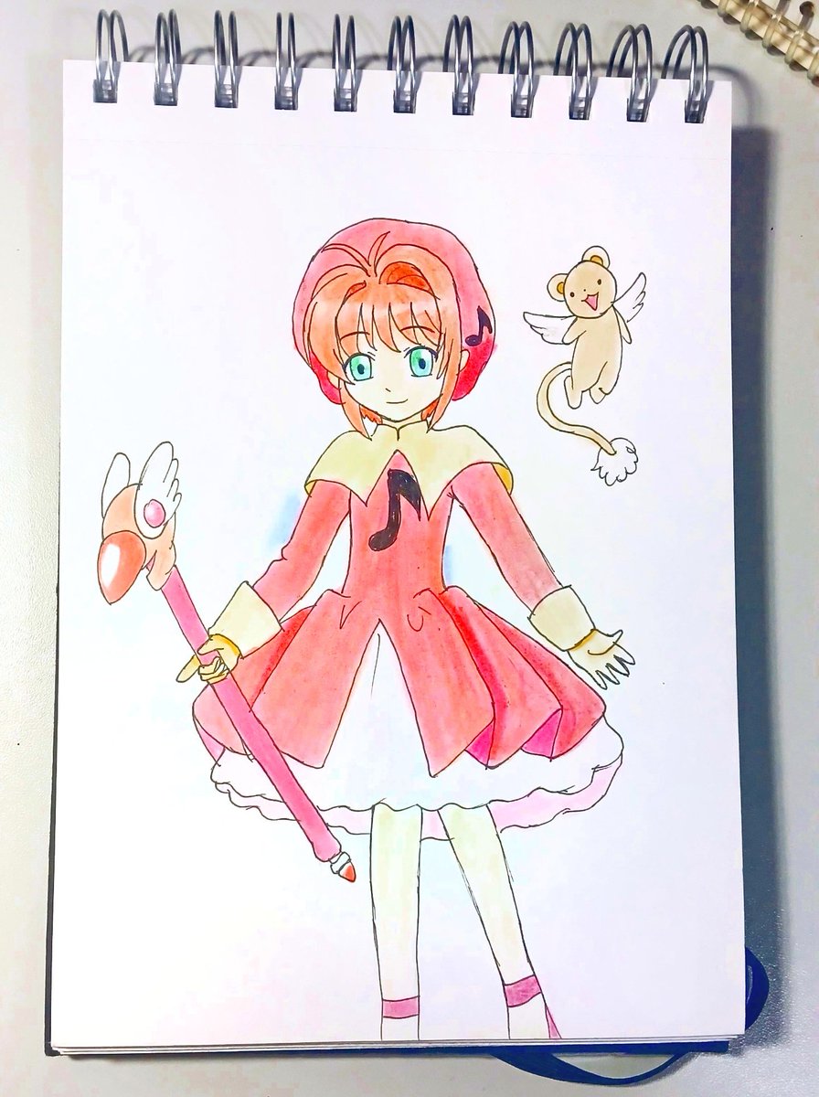 buniemoon's tweet photo. Sakura 🌸

#sakuracardcapor #draw #drawing https://t.co/pJGV0SCgZc