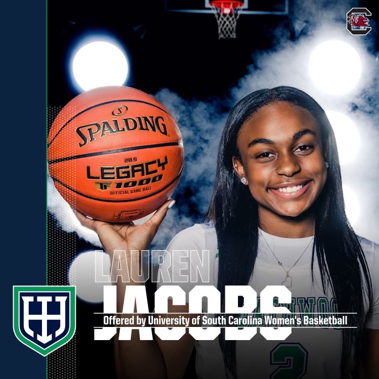 LaurenJacobs25's tweet image. I am blessed to receive an offer from University of South Carolina! Thank you!❤️ @dawnstaley @AthleticsHHES @HeathwoodHall @PalmerReport @JeromeFleetwood @PGH_SCarolina