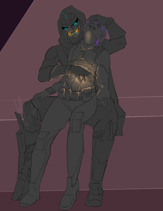 PerihCasual's tweet photo. Some silly arts inspired by the events of my roleplay writing adventures with a lovely Cayde. :>
Got mauled by a War Beast - broke some ribs - Warlock offered a healing grenade. Was informed healing grenades during Ghaul's era hurt like a beetch.
#perihscribs #Destiny2Art https://t.co/IQkdOrUZh2