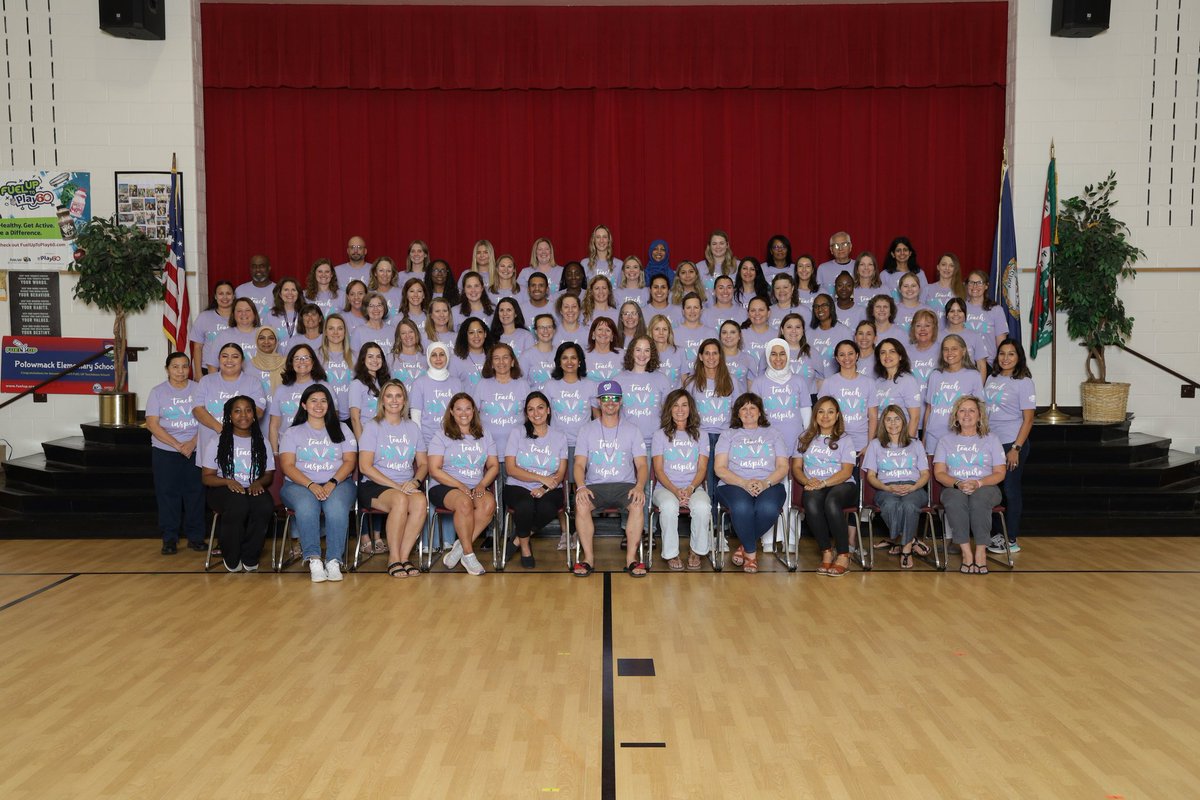 mhayden2004's tweet photo. So PROUD of this incredible crew of TALENTED @PotowmackES Teachers! We're ready for our Eagles!!! @PotowmackPTA ##TeachersDeserveIt24 #EaglesDeserveIt24 https://t.co/ZnmWWnRlGq