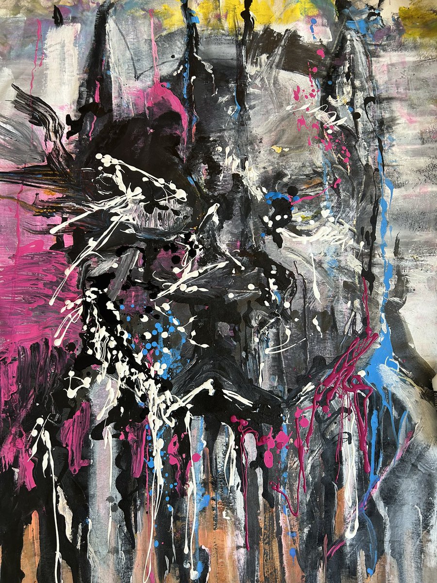 taschthedog's tweet photo. Started painting again, love finally having a studio to work in. https://t.co/2su73hf1na