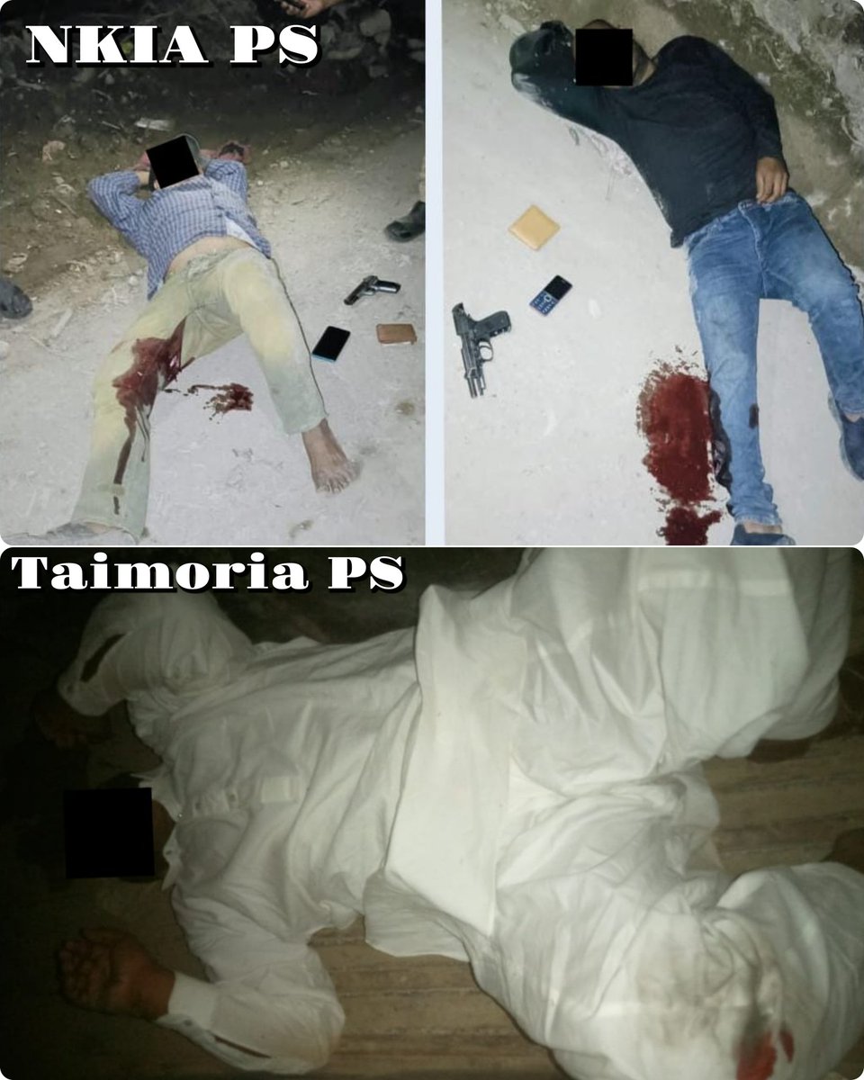 SSPDistCentral's tweet photo. Two encounters in different Police Stations of District Central resulting arrest of 3 accused in injured condition

NKIA PS : 2 accused arrested in injured condition

Taimuria PS : 1 accused arrested in injured condition. https://t.co/Q0uzR0YYrL
