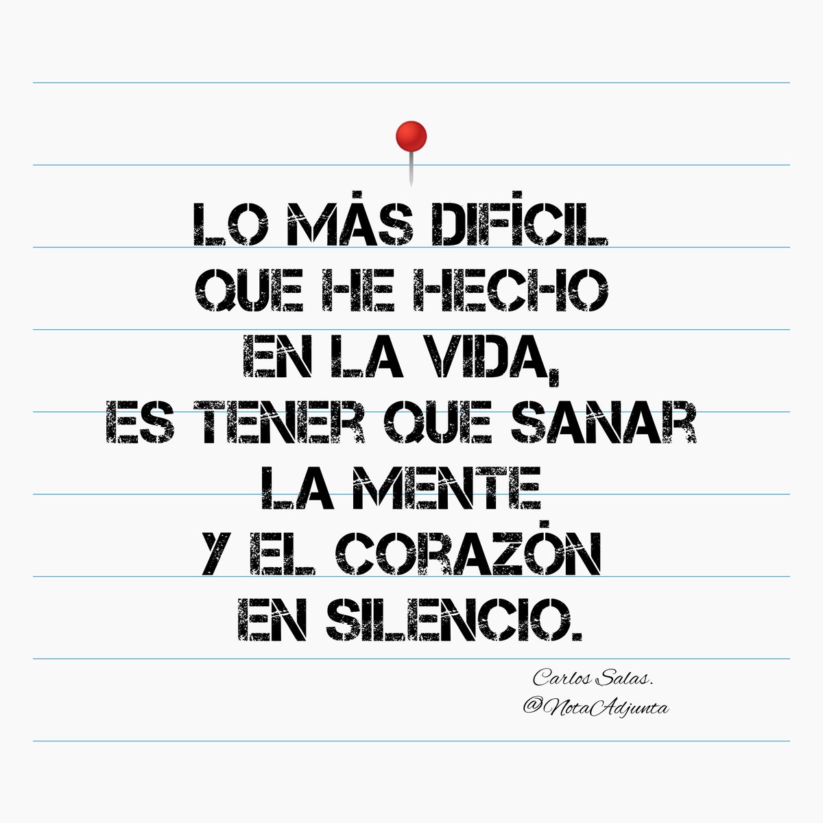 NotaAdjunta's tweet image. @NotaAdjunta #SanarDuele