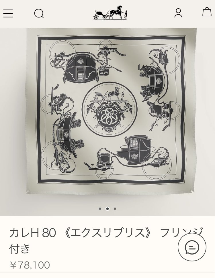 ⭐︎予約完売品 エルメス カレ80 エクスリブリス 平野紫耀さん着用