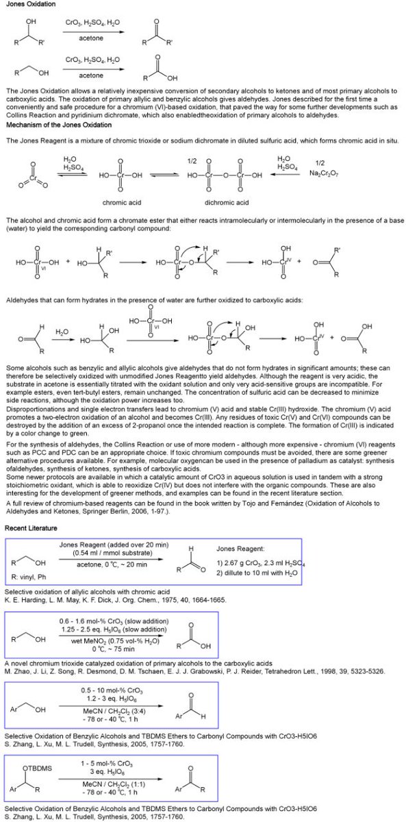 KingDraw_chem's tweet photo. Jones Oxidation #namereaction #KingDraw https://t.co/jeUvxQkW2g