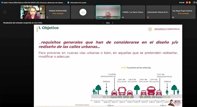 luis_sauma's tweet photo. Taller virtual para la implementación de la NOM-004-SEDATU-2023. Estructura y diseño para vías urbanas. Especificaciones y aplicación.

@SEDATU_mx
@SEGOB_mx
@ITDPmx
@camina_mx

Día 1
😎👌🏽 https://t.co/x1KSDjiAk5