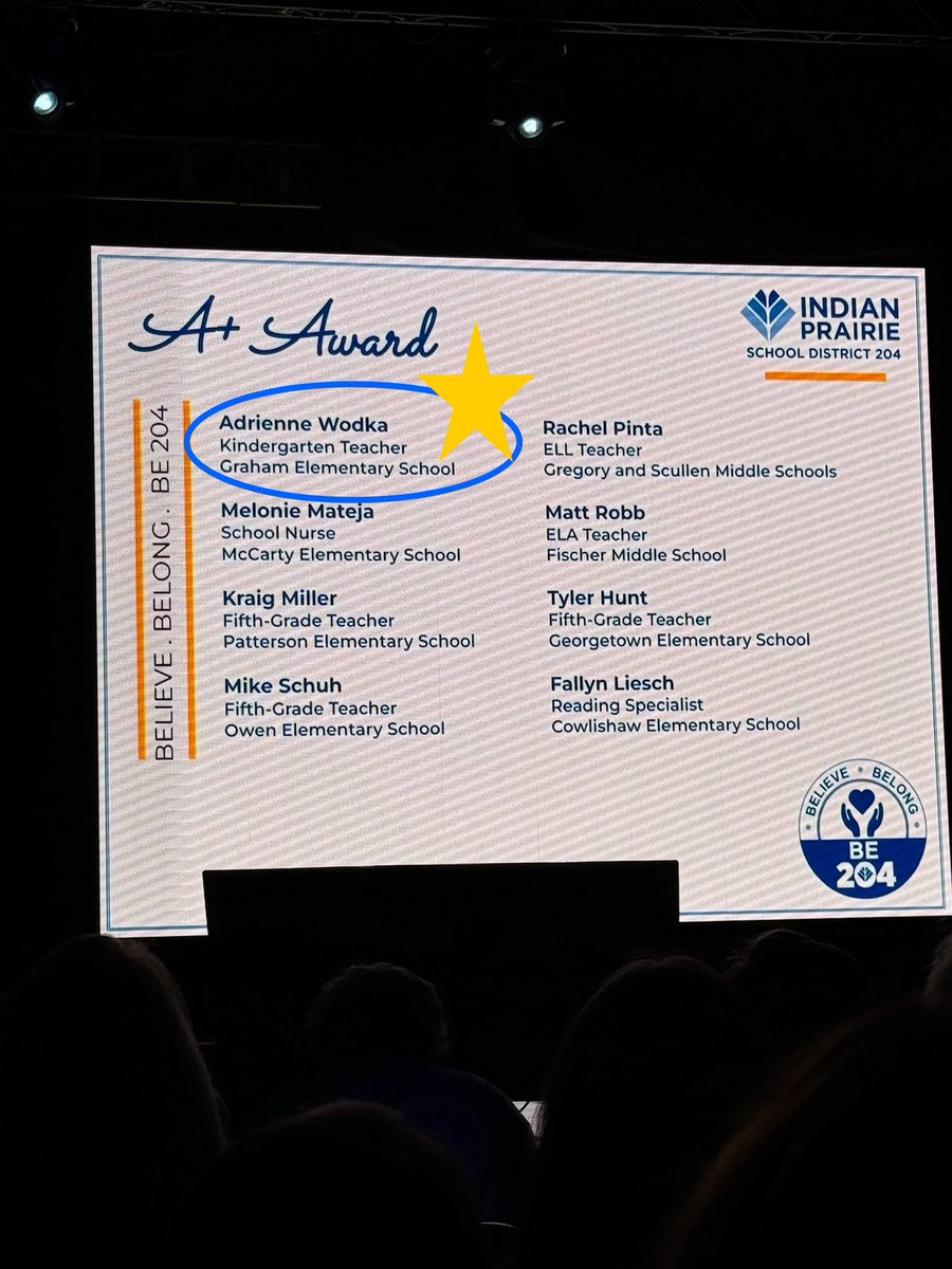 Believe • Belong • Be 204 • 
What a fantastic morning celebrating the start of the 24-25 school year! Let’s do this! <a href="/GrahamElem204/">Graham Elementary School</a> <a href="/ipsd204/">Indian Prairie 204</a>