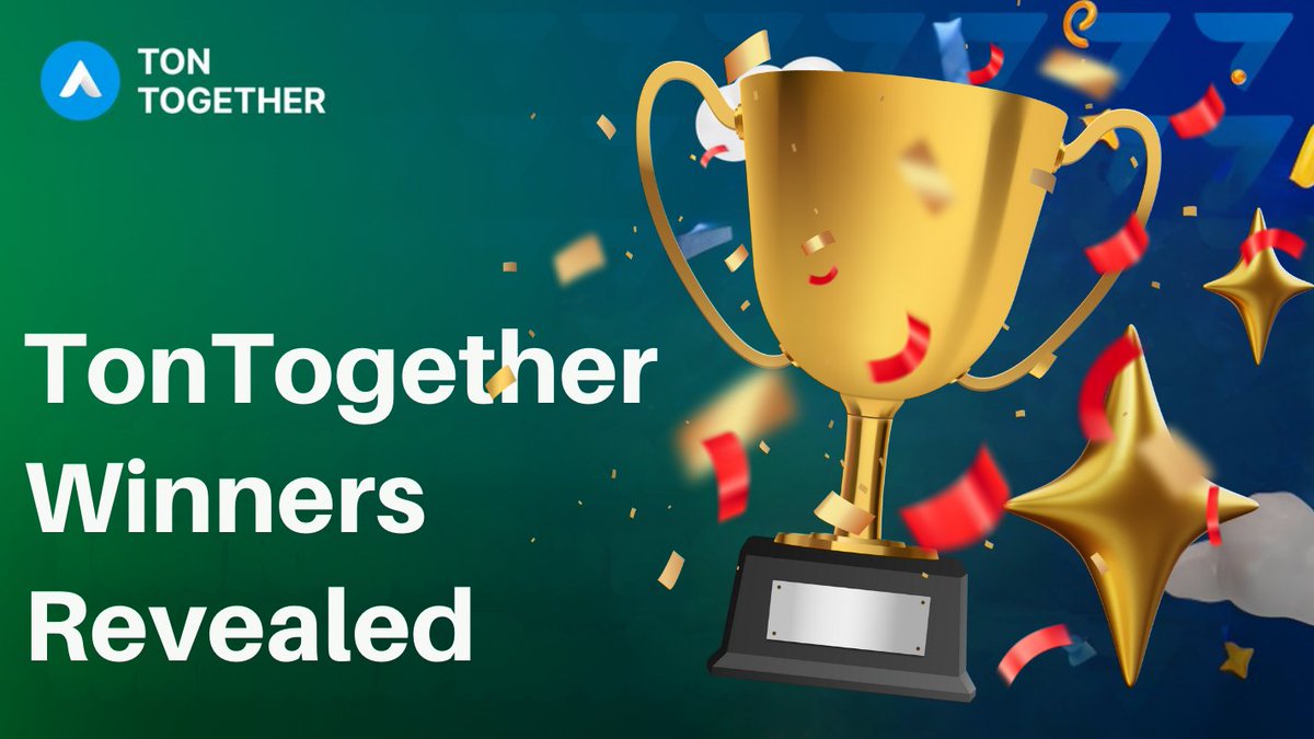 🚨 Big announcement for the #TON community! 🎉 The #TonTogether winners have been revealed! 🏆🌟 Check out if you’re one of the lucky ones to win $TON and $TOT rewards! 🥇 Explore the results at app.tontogether.com/draws. A huge thank you to everyone who took part! 🙌 #Savings