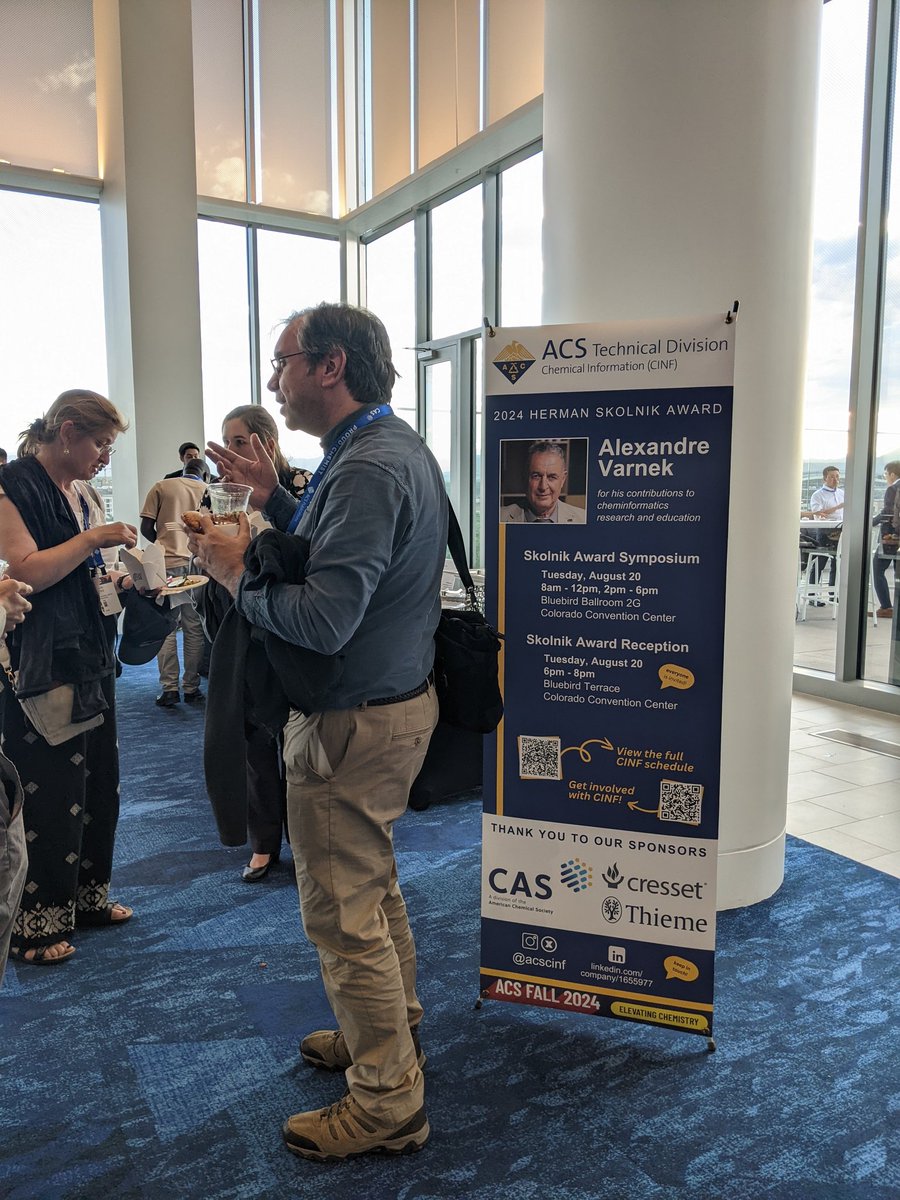 NoaYisel's tweet image. What a delightful @ACSCINF reception this evening at #ACSFall2024. Thanks to our sponsors for supporting us!