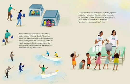 _rainbowfighter's tweet photo. #DancingWaters is a book about former VP @lenirobredo, developed / published without PHP 10,000,000 or a single centavo from taxpayers' money. 

Story by Yvette Fernandez and Illustrations by Abi Goy. 

Available at Adarna House for PHP 150 only. This was published in 2022 and 50% of the proceeds go to @angatbuhay_ph. 

Ito ang TUNAY NA KAIBIGAN! 

Link: https://t.co/H2rAEBJ6sj