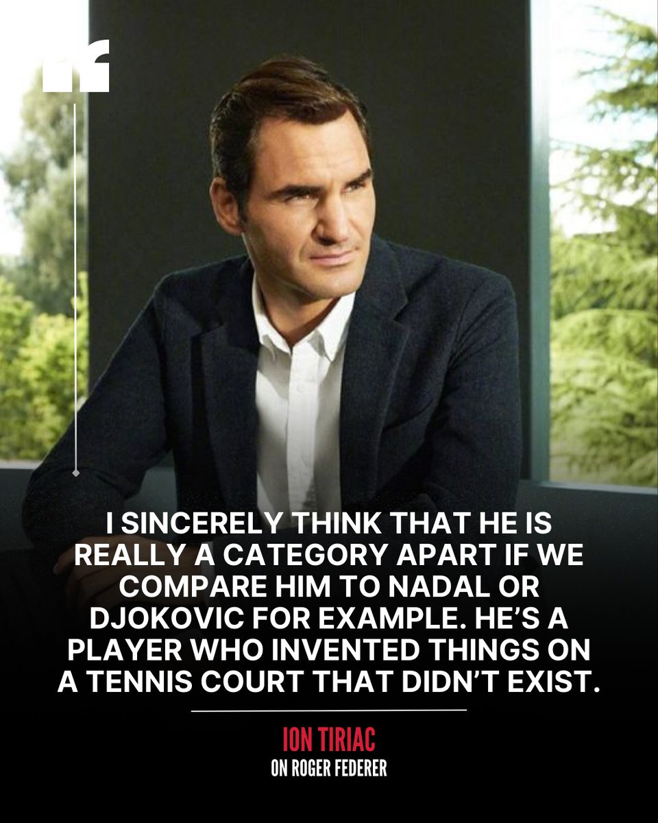 LoveSetMatch_'s tweet photo. Federer is the epitome of elegance and excellence in tennis. He is the inspiration for our tennis non profit Love Set Match!
#IonTiriac #RogerFederer #GOAT #FedererForever #Federer #TennisLegend https://t.co/sdHpHoh1f7