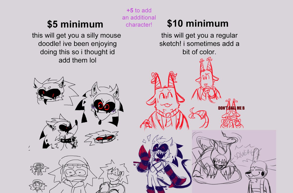 calZone_act2's tweet photo. https://t.co/sQzWwWrdSH a bit outdated but posting my c.omm info again because iiii accidentally charged my parents a lot of money and while it should be refunding id like to pay them back at least a little for the trouble https://t.co/e7OlA5kI2k
