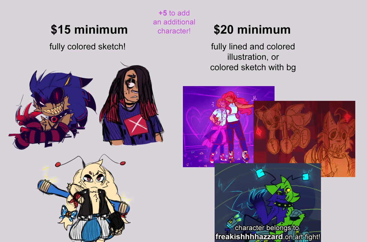 calZone_act2's tweet photo. https://t.co/sQzWwWrdSH a bit outdated but posting my c.omm info again because iiii accidentally charged my parents a lot of money and while it should be refunding id like to pay them back at least a little for the trouble https://t.co/e7OlA5kI2k