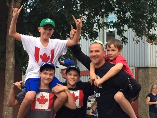 PowellPowell11's tweet photo. Eight years ago, Dean and the boys went to Lloyd to watch the last concert of arguably our whole family’s favourite band. #TheHip #nodressrehearsal #thatnightinLloydminster https://t.co/dDUag0tWzk