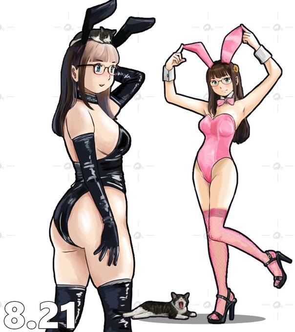 #バニーの日
🖤❤️ 