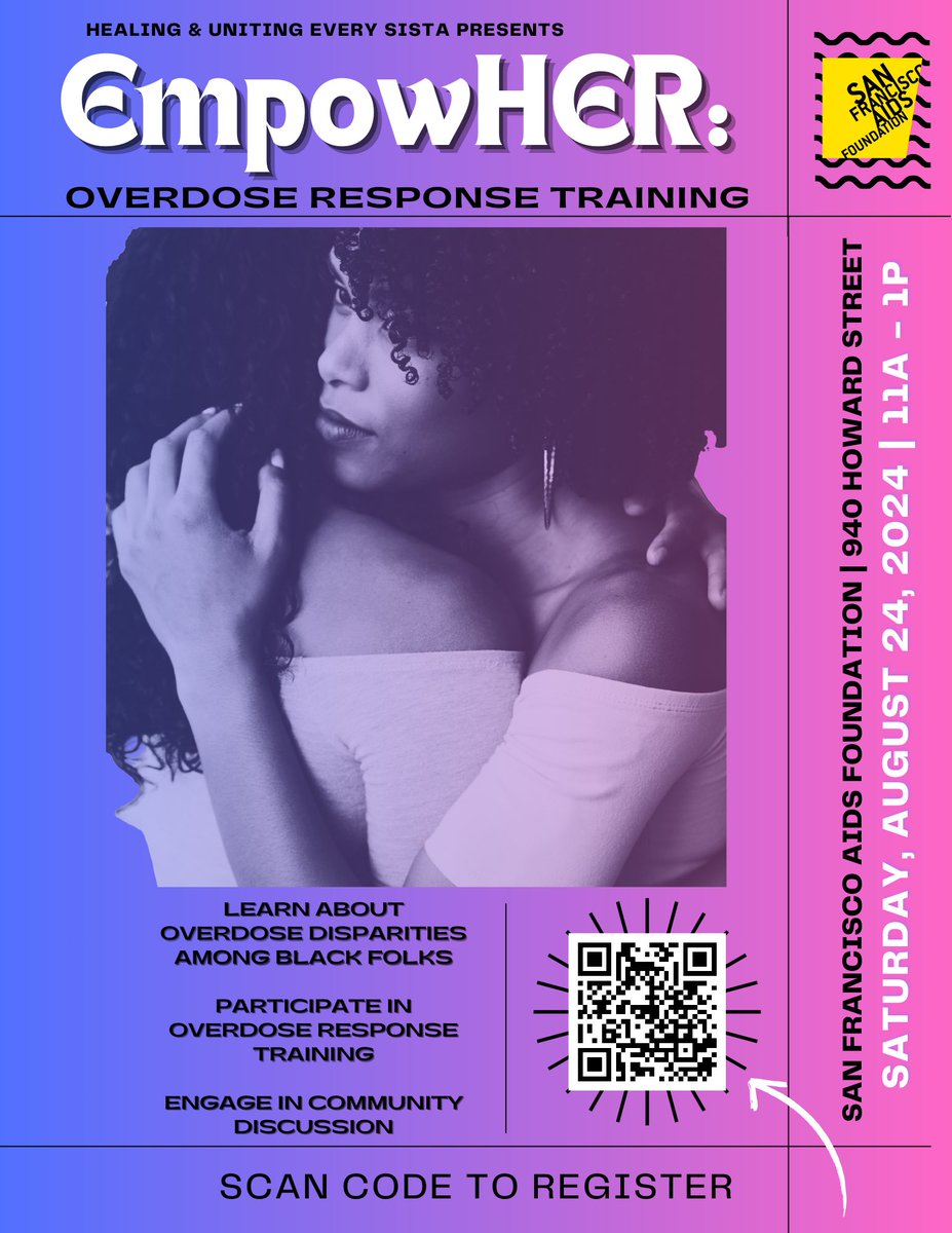 megablacksf (@megablacksf) on Twitter photo Join this training and discussion to start a dialogue that bridges the gap between the black community, opioid use and overdose. <a href="/SFAIDSFound/">San Francisco AIDS Foundation</a> Join this training and discussion to start a dialogue that bridges the gap between the black community, opioid use and overdose. <a href="/SFAIDSFound/">San Francisco AIDS Foundation</a>
