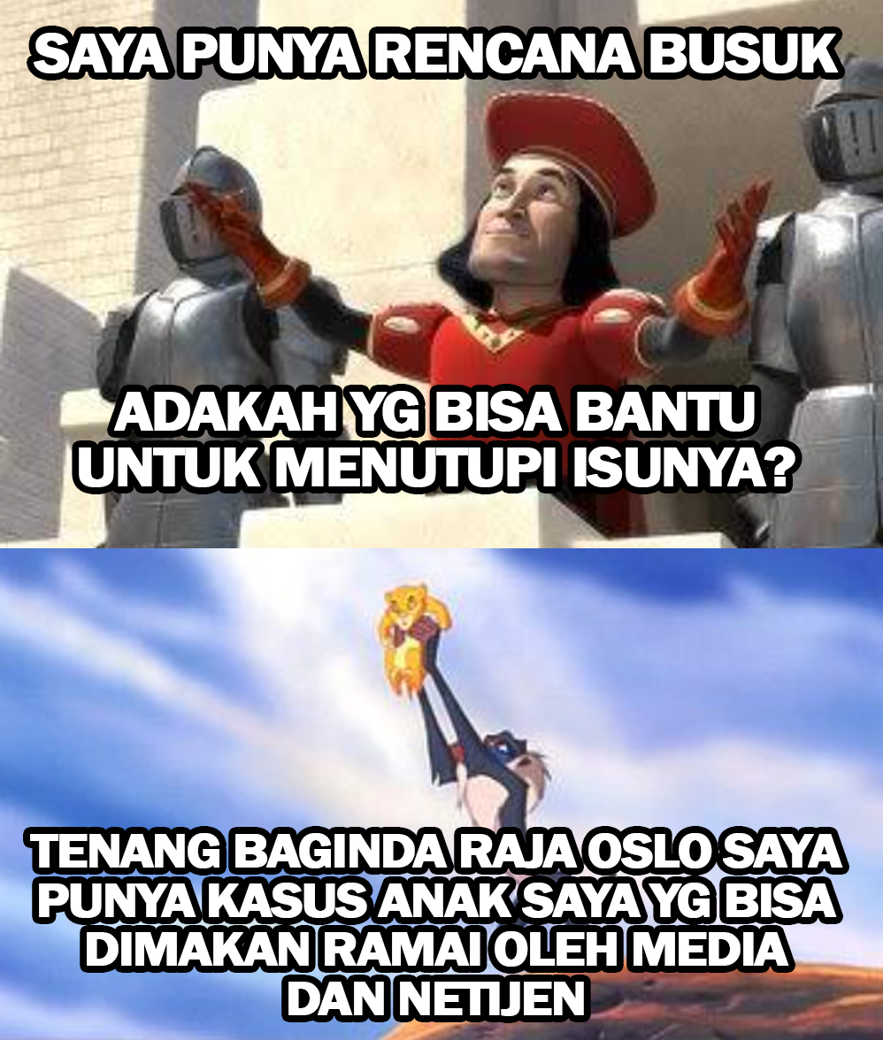 Sebuwah pengorbanan sangputri. tetap fokus rencana busuk yeet!