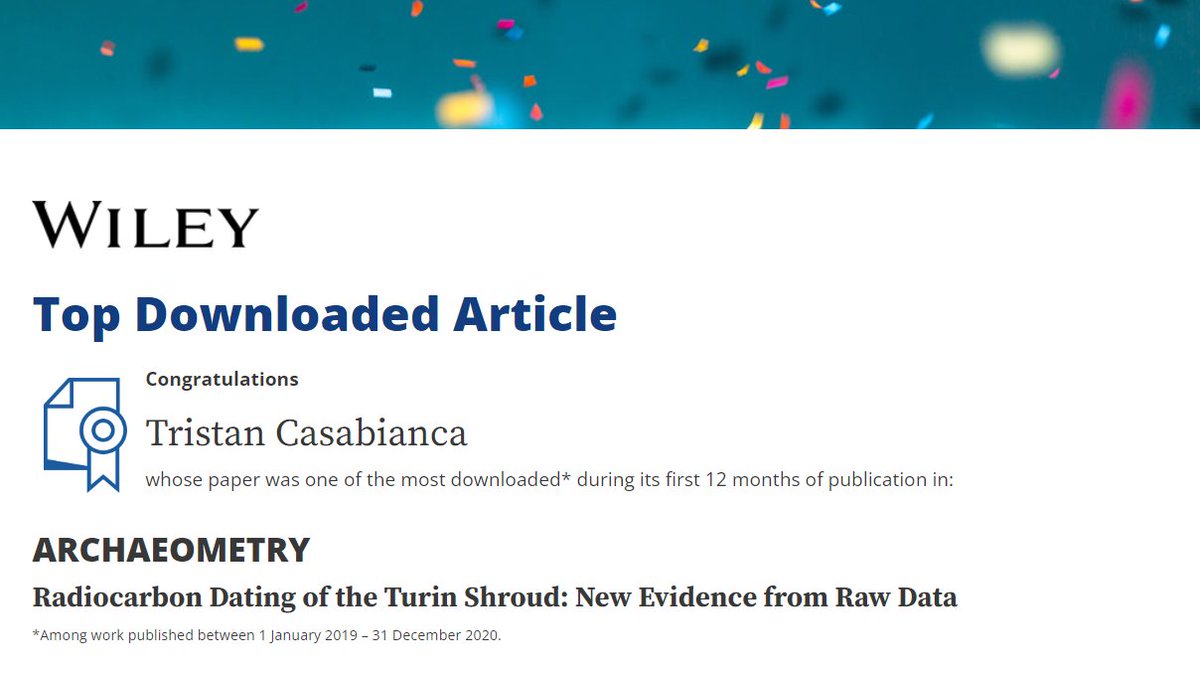 😀Tristan Casabianca, investigador ateo que realizó una investigación sobre la Sábana Santa con rayos X para fechar su material, termino convirtiéndose al catolicismo.
👉 Su investigación es una de las más descargadas en la materia.