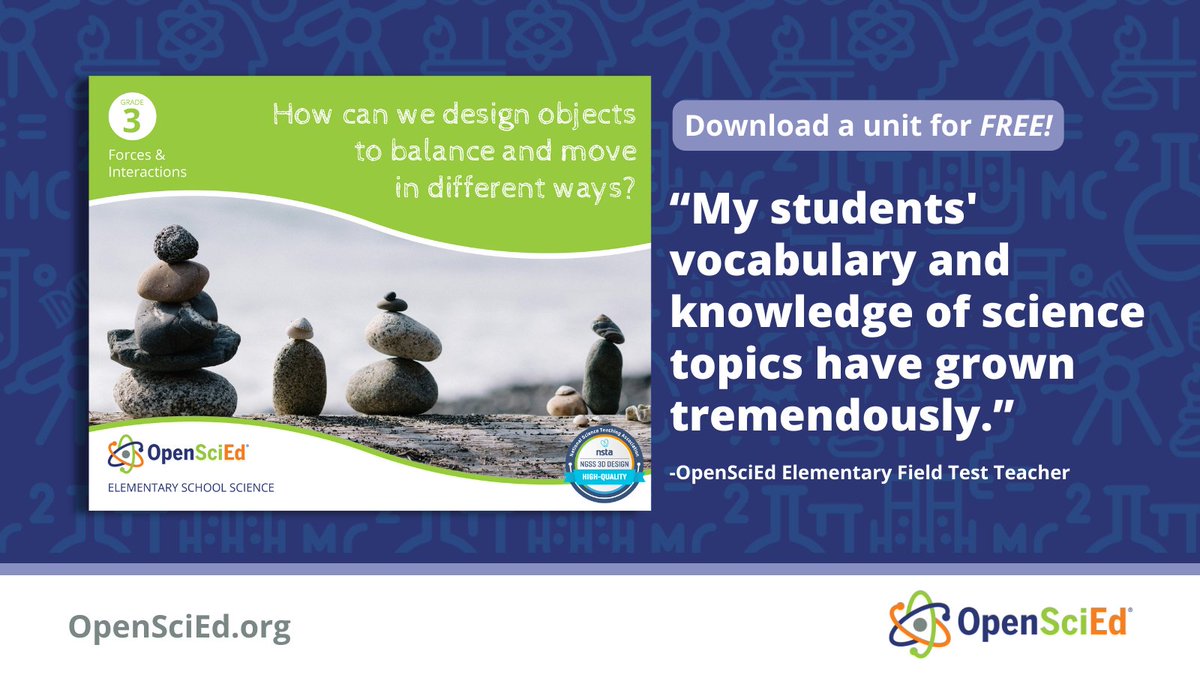 OpenSciEd's tweet photo. "My students' vocabulary and knowledge of science topics have grown tremendously." - #OpenSciEdElementary Field Test Teacher 🌱

#OpenSciEdElementary fosters deep science learning and understanding, allowing students to express their ideas clearly and confidently. To experience the power of OpenSciEd in your classroom, download your first elementary unit here ➡️ https://t.co/2mwygDhYdN.  #motivatedlearners #inspirededucators #LearnwithOpenSciEd