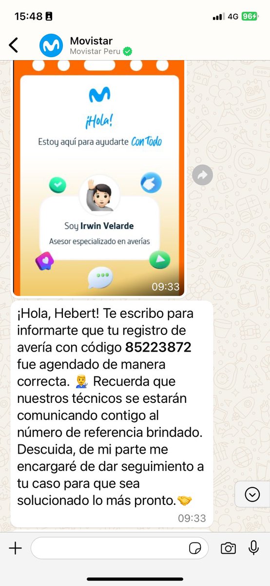 hralarconb's tweet photo. @MovistarPeru @OSIPTEL Hasta el momento no han reparado la avería del cable que no corresponde al paquete de fibra óptica que venden y ofrecen @osiptel  @MovistarPeru https://t.co/FlBhXnVLlN