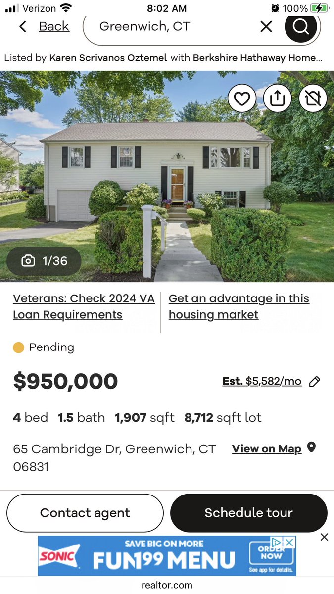 refi_guy's tweet photo. Closed earlier today 65 Cambridge Drive Greenwich CT for $1,100,000 w/ Houlihan Lawrence Realty…congrats to my client buyers 🤘😉 https://t.co/WH79rIlgfj