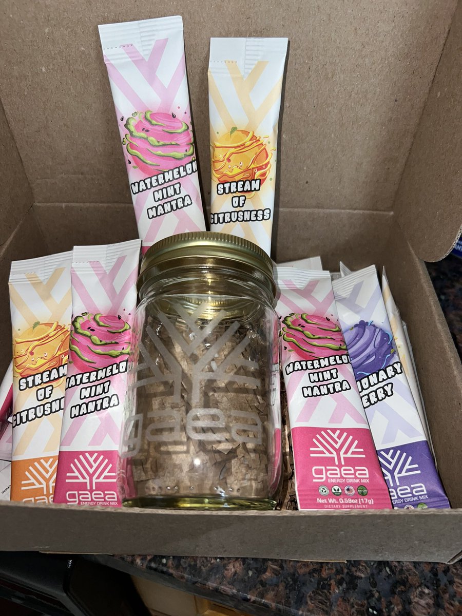 Excited to enhance my tastebuds and replace my daily caffeine intake with some all natural @gaeapowered organic energy instead of the daily convenience store pit stops in the morning, slamming bucked up or ghost energy drinks. Shoutout to <a href="/EightV_/">EightV</a>  for the code and the new