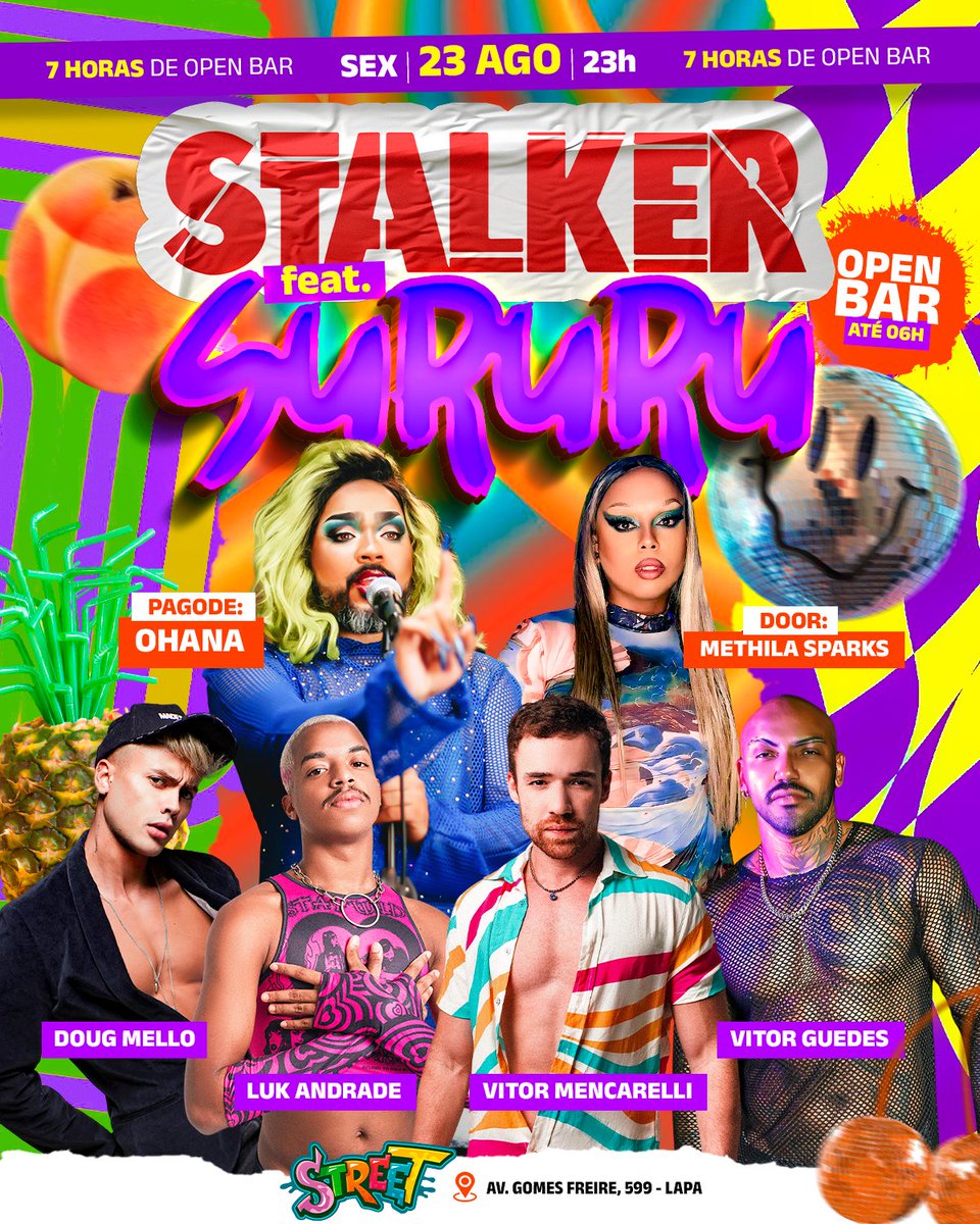 StreetlapaRj's tweet photo. 🗓️ Nossa agenda do final de semana já está disponível. E tá babado, viu?? 🤩

Qual dia eu te encontro no pistão? https://t.co/konQF7X8Mf