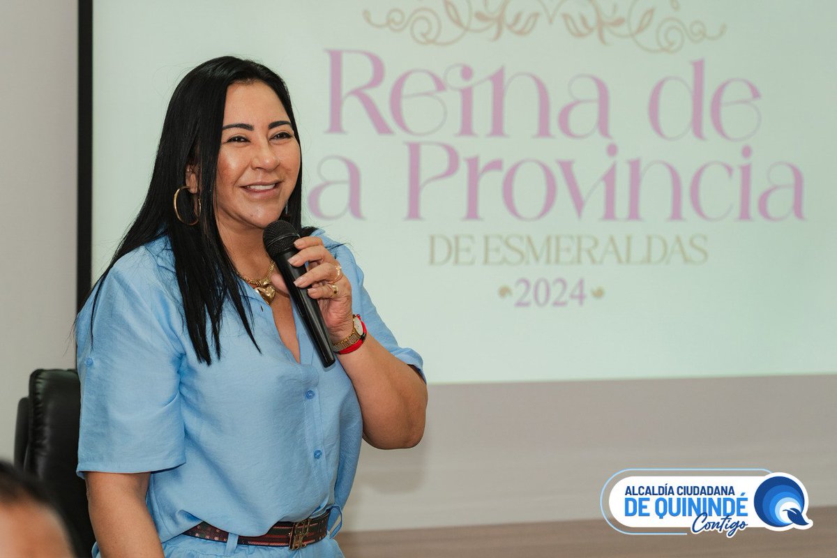 GADQuininde's tweet photo. #NoticiaPositiva
¡QUININDÉ SERÁ SEDE DE LA ELECCIÓN REINA DE LA PROVINCIA DE ESMERALDAS 2024 - 2025!

#RonalMorenoContigo
#AlcaldíaCiudadanaDeQuinindé https://t.co/5HcdPcyBN2
