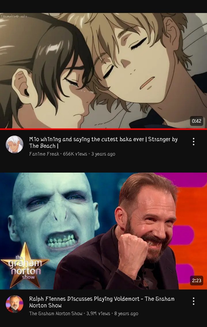 I just think the thumbnails are related in one way 🚫👃