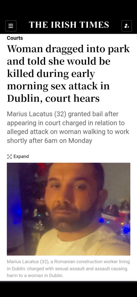 Meda Carey (@irelandmeda) on Twitter photo Where are <a href="/NWCI/">Womenscouncilireland</a> <a href="/OrlaNWCI/">Orla O'Connor</a> on this man’s bail and last weeks stabbing perpetrators bail?
This leaves #women and #girls in danger. Have you all any thought at all for the #woman who was seriously attacked and sexually assaulted? Surely you have an opinion?
Why so quiet ladies? Where are <a href="/NWCI/">Womenscouncilireland</a> <a href="/OrlaNWCI/">Orla O'Connor</a> on this man’s bail and last weeks stabbing perpetrators bail?
This leaves #women and #girls in danger. Have you all any thought at all for the #woman who was seriously attacked and sexually assaulted? Surely you have an opinion?
Why so quiet ladies?