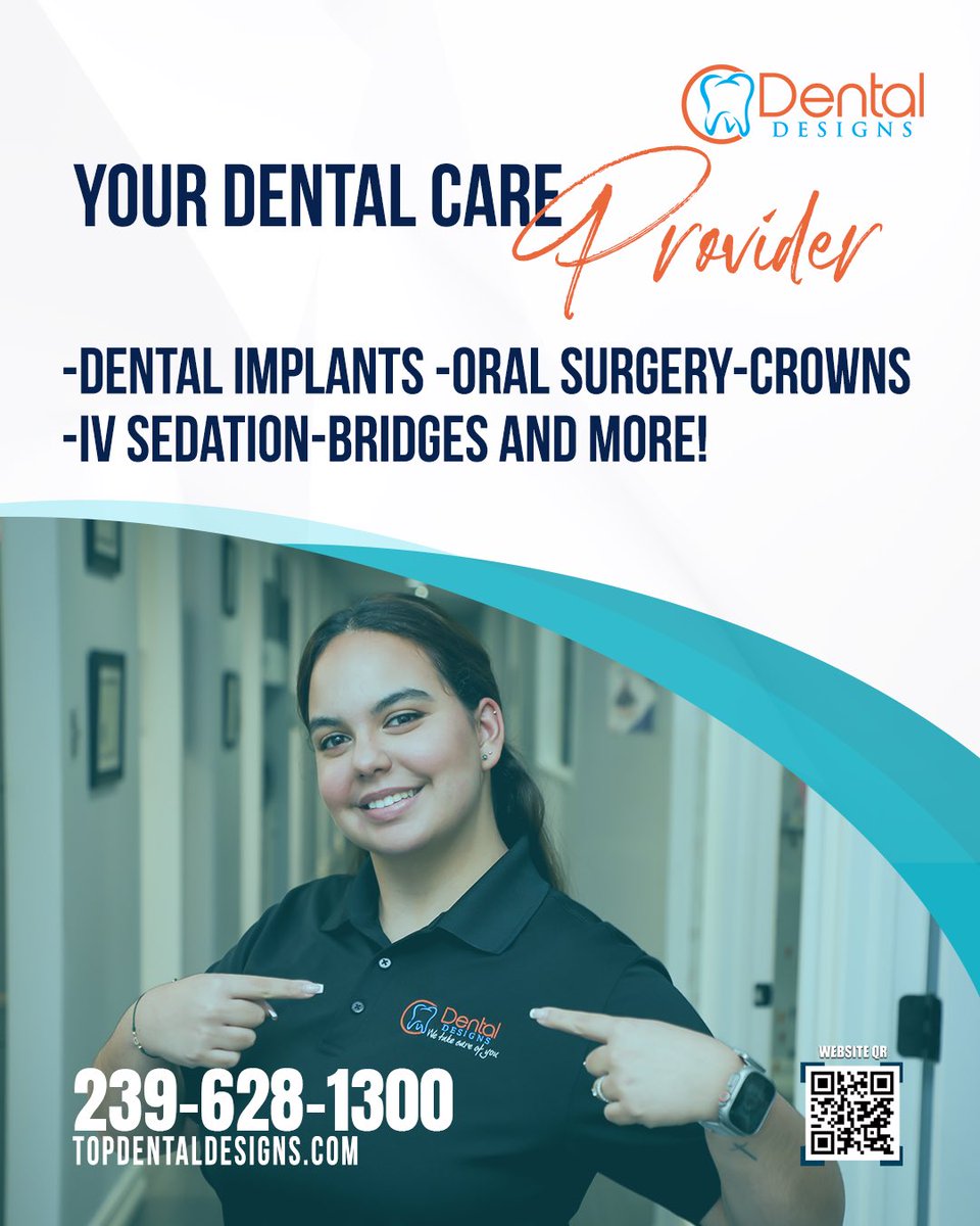 mydentaldesigns's tweet image. 5 BENEFITS OF PROFESSIONAL TEETH CLEANING 🧼😁🤩

1. REDUCES BAD BREATH
2. ELIMINATES TARTAR AND BACTERIAL PLAQUE
3. IMPROVES GUM CONDITION
4. ELIMINATES SMALL STAINS ON TEETH
5. PREVENTS MORE SERIOUS ORAL DISEASES
#swfldentist #naplesdentist #ftmyersdentistry #dentistnearme