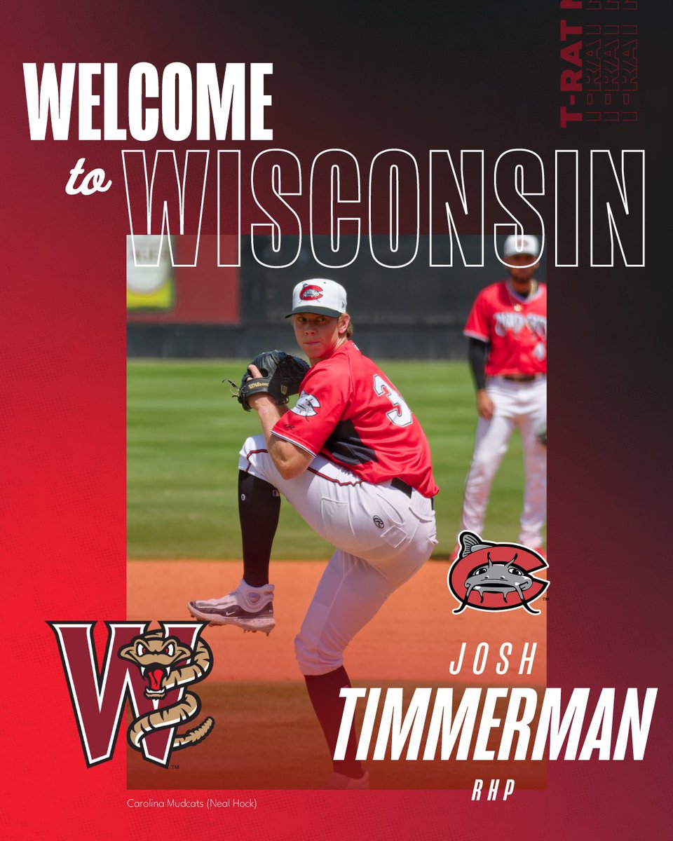 we’ve got a new pitcher in town 👀

Welcome to Wisconsin, <a href="/joshtimmerman15/">Josh Timmerman</a> ‼️#tratnation