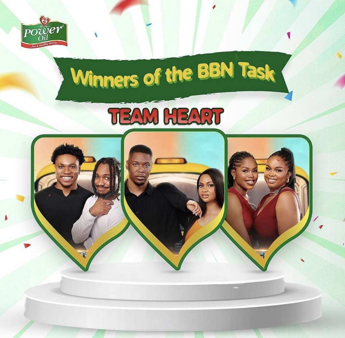 Erica_Primkay's tweet photo. Congratulations to Team Heart - Onyeka, Chizoba, Fairme, Michky, Shaun and Victoria.
Good to see the radicals win something so far ✅

Shaun and Victoria steady winning these days ooh 👏👏 nice one ❤️‍🔥

#bbnaija2024 #BBNaija #PowerOilxBBN https://t.co/HTo9a74qK4