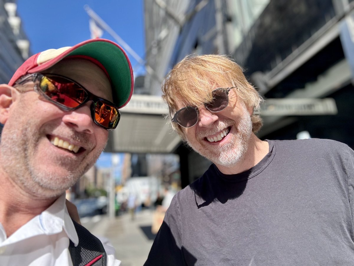 Mark Schoifet (@therealschoifet) on Twitter photo My friend and co-worker <a href="/ChrisDolmetsch/">Chris Dolmetsch</a> just got back from a four-day Phish festival in Delaware. Look who he just ran into outside the Bloomberg office in NYC My friend and co-worker <a href="/ChrisDolmetsch/">Chris Dolmetsch</a> just got back from a four-day Phish festival in Delaware. Look who he just ran into outside the Bloomberg office in NYC