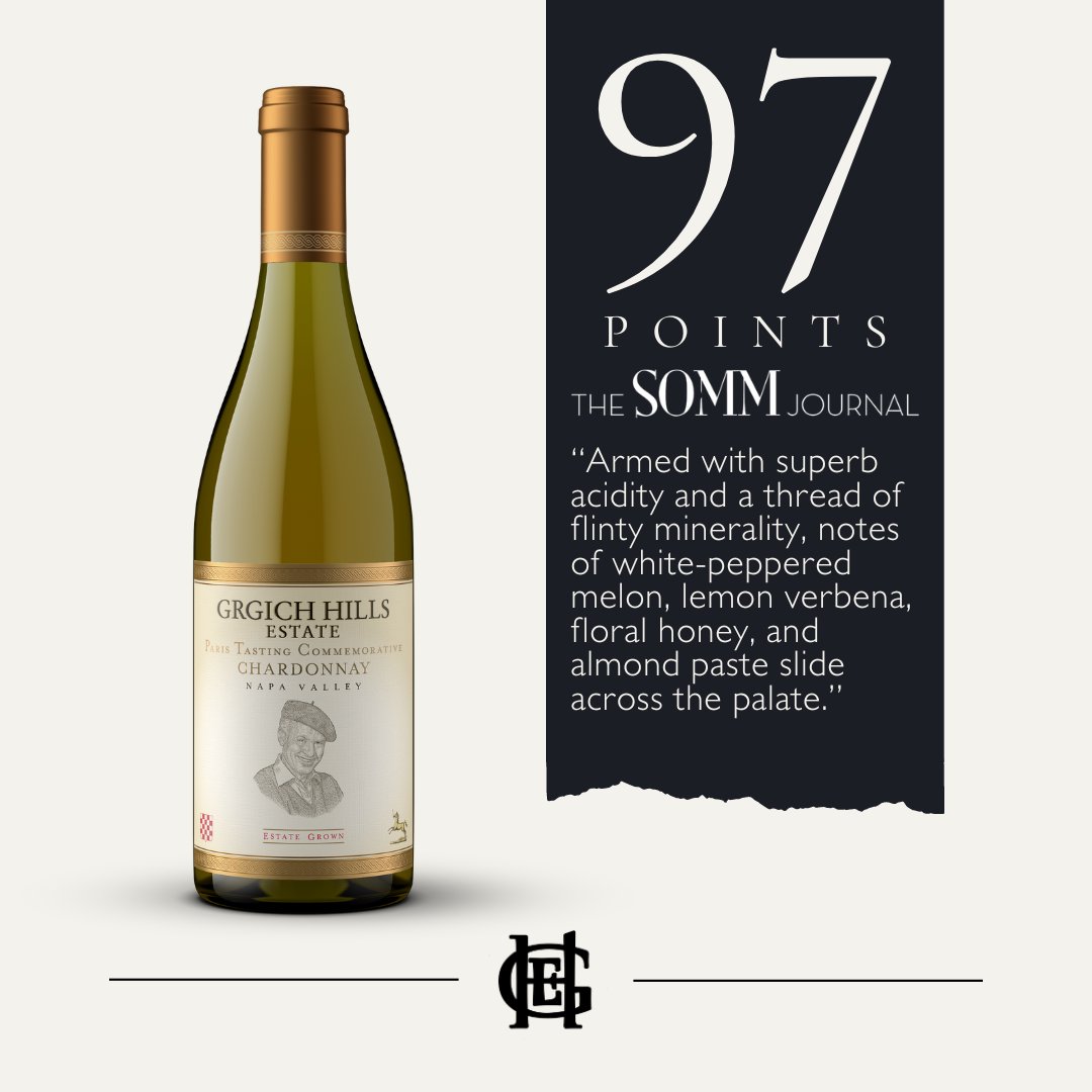 The 2021 vintage of our most historic wine, Paris Tasting Commemorative Chardonnay, was a favorite of The Somm Journal's Meridith May. You'll be able to read all about her visit to our tasting room when the next issue of The Somm Journal drops this fall!