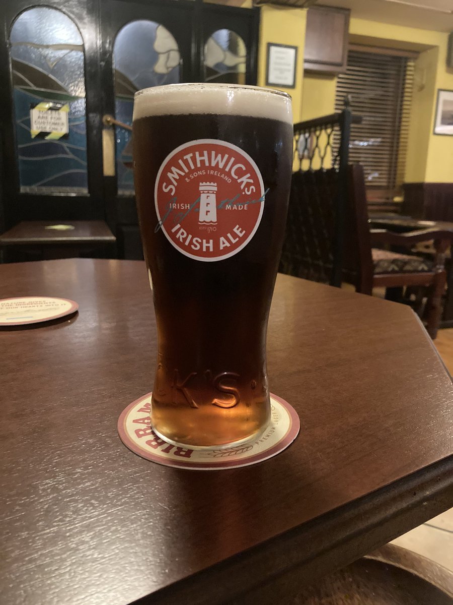 Pint of ale from Killoran’s, Salthill, Co.
Galway. A decent pint, solid head on it which remained consistent the whole way down the glass. Nothing major stood out but no flaws either. 

Rating: 7/10