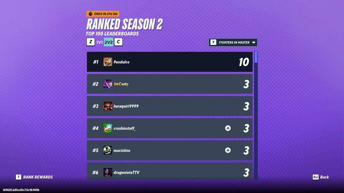 #1 LETS GOO! Will be the first to get all fighters to MASTERS  #MultiVersus 

<a href="/multiversus/">MultiVersus</a> <a href="/Player1stGames/">Player First Games</a> <a href="/darknakat/">NAKAT</a> <a href="/AJAX_HQ/">AJAX</a>