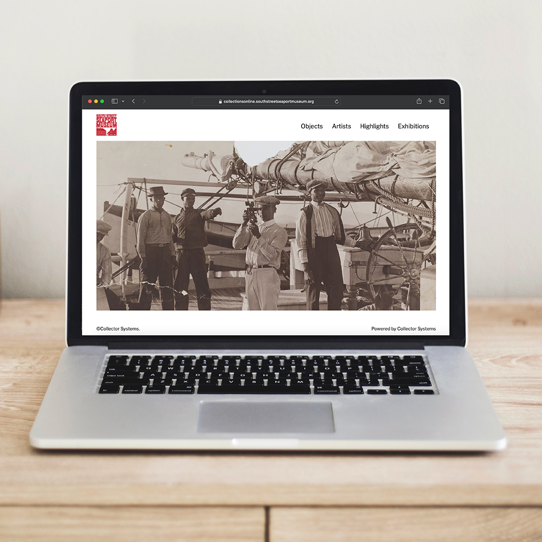 SeaportMuseum's tweet photo. You can now access nearly 5,000 items from the Museum’s collections of over 28,500 objects from the 17th century to the 21st century, online for free through our enhanced #CollectionsOnline Portal created with @CollectrSystems! https://t.co/8QbzocGSZd https://t.co/qpGtWROT52
